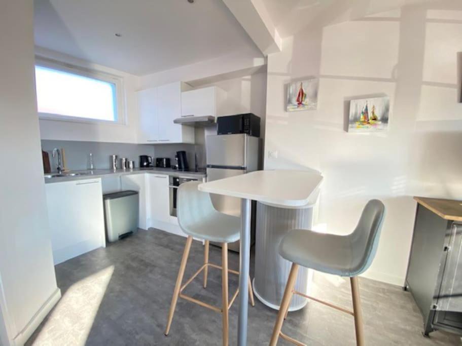 Апартаменты La Capitainerie Beau Duplex Face Port De Plaisance Этапль Экстерьер фото