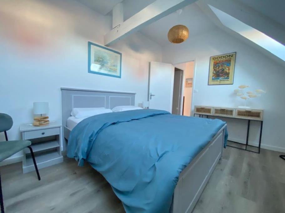 Апартаменты La Capitainerie Beau Duplex Face Port De Plaisance Этапль Экстерьер фото